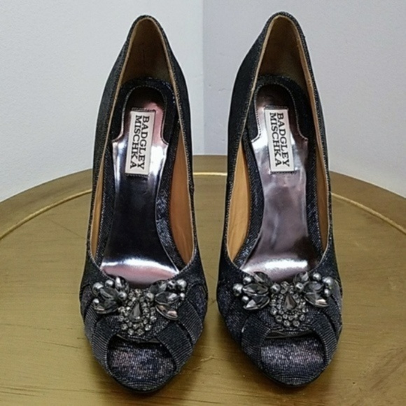 badgley mischka pewter